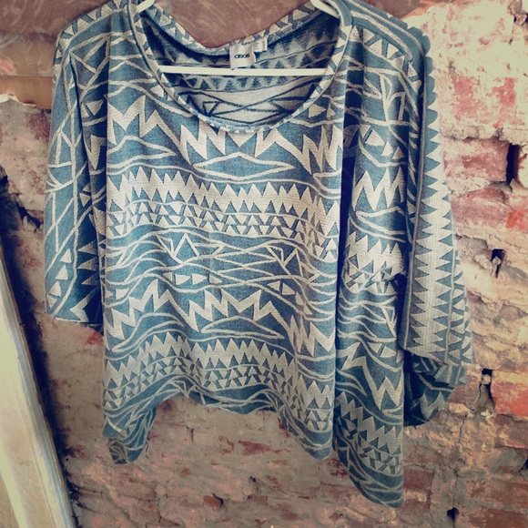 ASOS Tribal Print Top Size M - Picture 1 of 4
